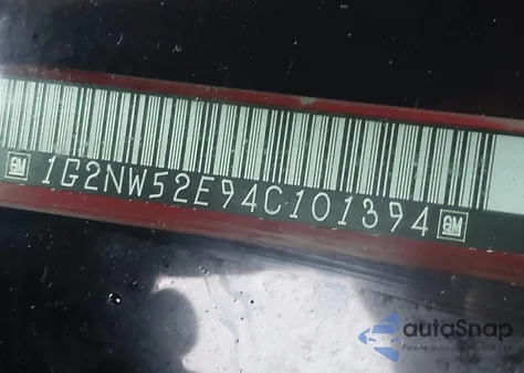 2004 Pontiac Grand Am Gt z USA, uszkodzony, nr VIN 1G2NW52E94C101394